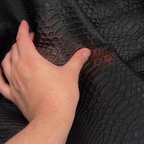 Acetone Rub-Off Python Embossed Lamb