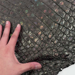 Italian Bubble Holographic Foiled Alligator - Only 1 Available