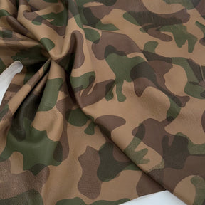 Camo Lamb Leather Vintage/Distressed Vegetable Tanned