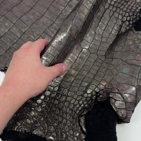 Italian Bubble Holographic Foiled Alligator - Only 1 Available