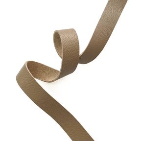 Raw Edge Leather Trim | Taupe