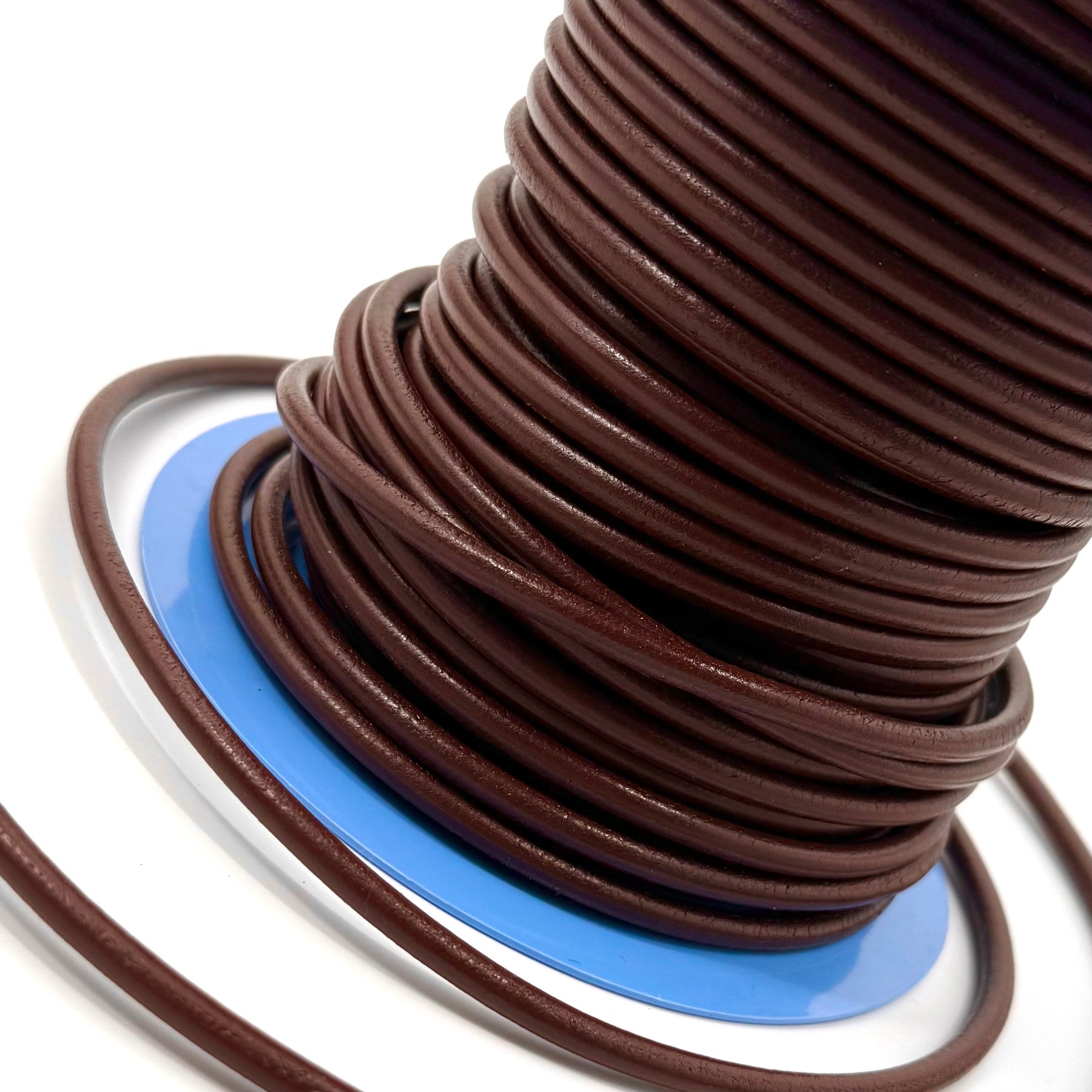 Pigmented Round Leather Cord