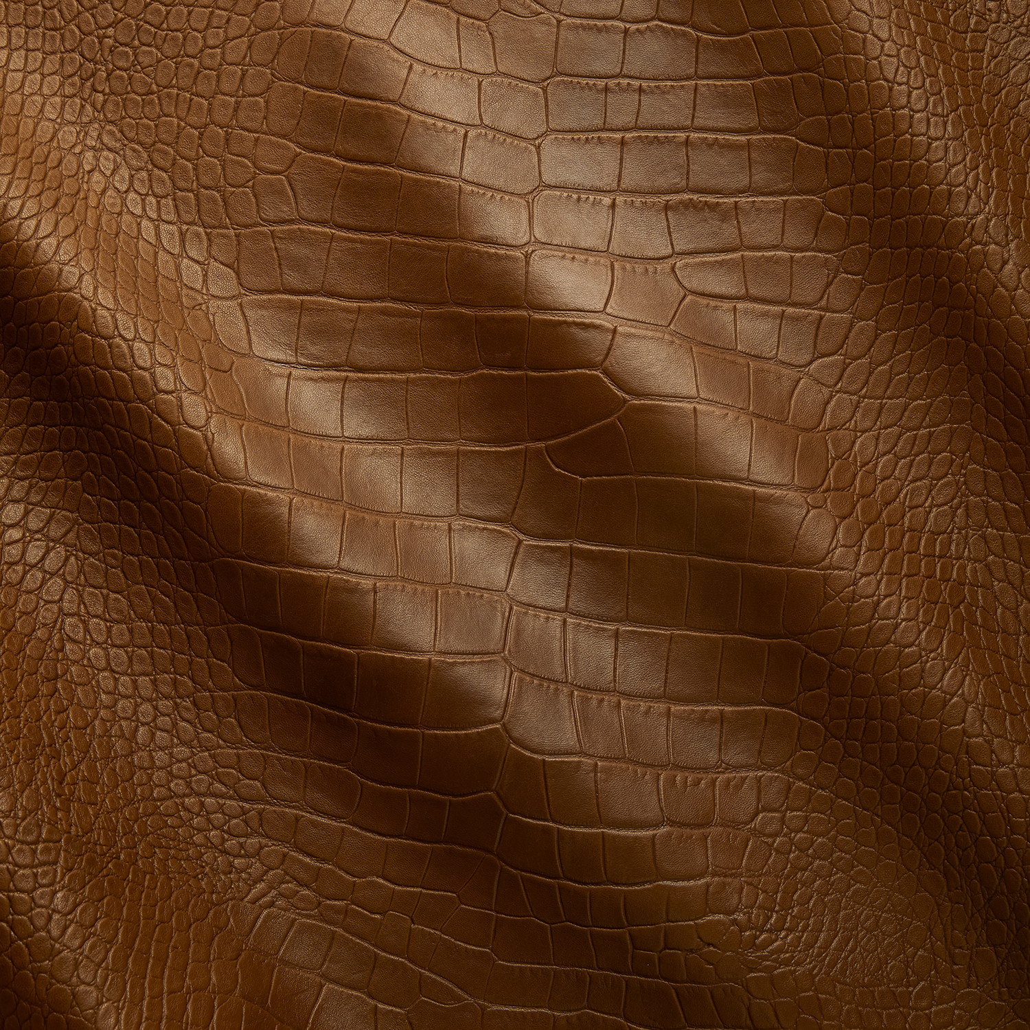 Croc Embossed Lamb Leather