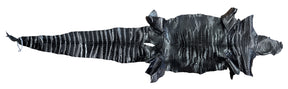 Glazed Wild American Alligator Black | 40 cm